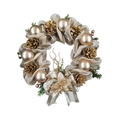 Decorative Neutral Festive Wreath Accessories