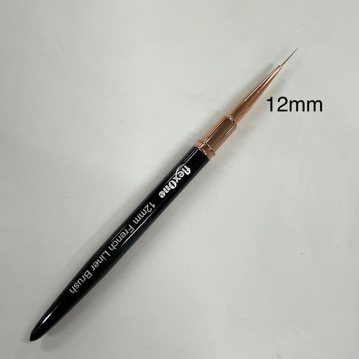 Deep French Painting Brush - Thick Liner Brush (Black & Gold handle)