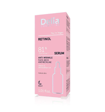 Delia Serum for face, neck and décolleté against wrinkles 30 ml Delia Cosmetics