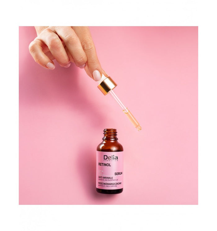 Delia Serum for face, neck and décolleté against wrinkles 30 ml Delia Cosmetics
