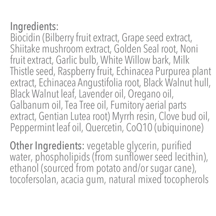 Dentalcidin LS (Liposomal Oral Care Solution) with Biocidin by Bio-Botanical Research