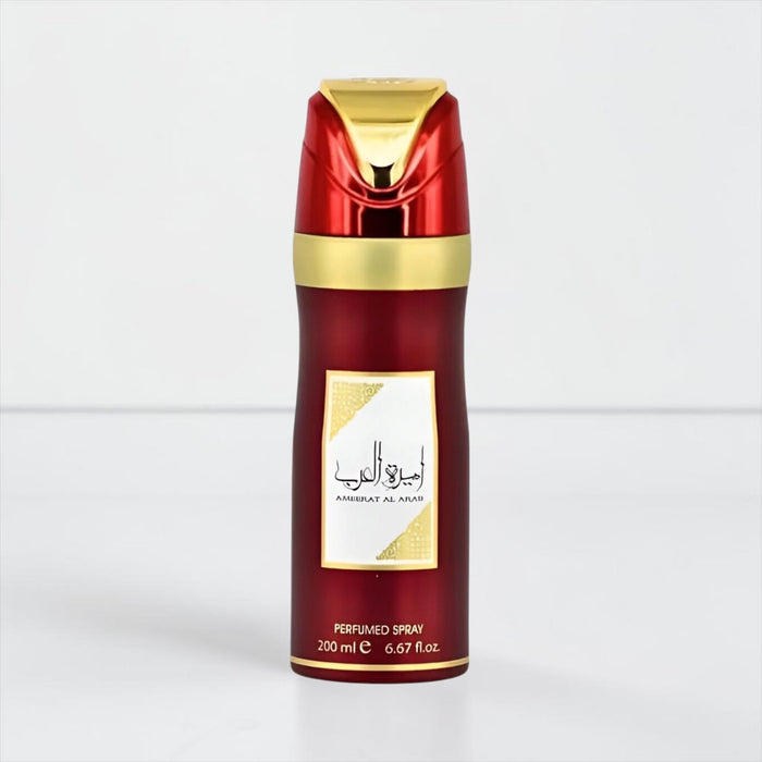 Deo Ameerat Al Arab Red 200ml ديو أميرات العرب الأحمر - Princess Cosmetics Qatar