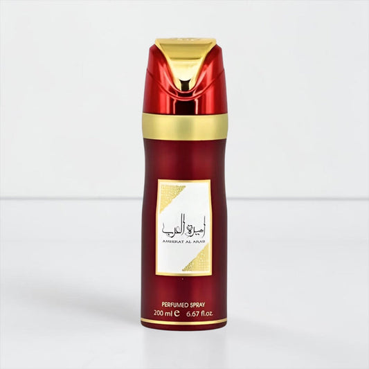 Deo Ameerat Al Arab Red 200ml ديو أميرات العرب الأحمر - Princess Cosmetics Qatar