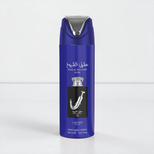 Deo Ishq Al Shuyukh Silver 200ml ديو عشق الشيوخ سيلفر - Princess Cosmetics Qatar