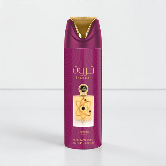 Deo Tharwah Gold 200ml ديو ثرواه جولد - Princess Cosmetics Qatar