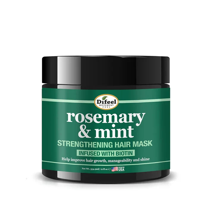 DIFEEL rosemary & mint hair mask infused with biotin قناع الروزماري للشعر
