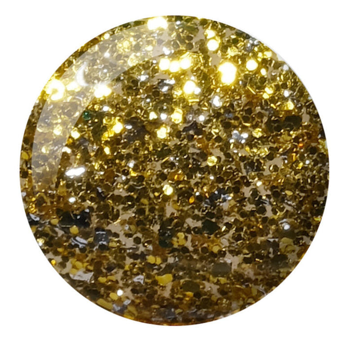 DND Polish Duo Super Glitter - Morning Gold 910