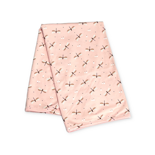 Dragonfly Reversible Baby Blanket (Organic Jersey) by Viverano