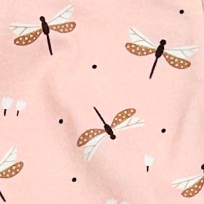 Dragonfly Reversible Baby Blanket (Organic Jersey)