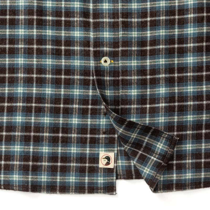 Duck Head Men's Long Sleeve Cotton Flannel Sport Shirt - Calvin Plaid