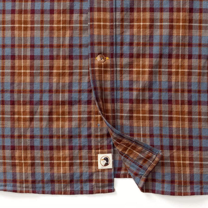 Duck Head Men's Long Sleeve Cotton Wool Sport Shirt - Houser Plaid