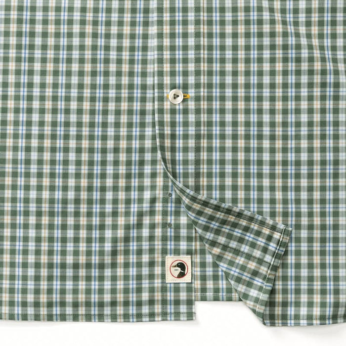 Duck Head Men's Long Sleeve Performance Poplin Sport Shirt - Fallon Plaid