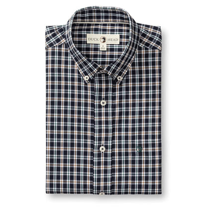 Duck Head Men's Long Sleeve Poplin Shirt - Moseley Plaid