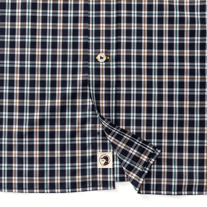 Duck Head Men's Long Sleeve Poplin Shirt - Moseley Plaid