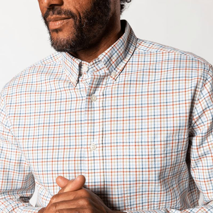 Duck Head Men's Long Sleeve Sport Shirt - Bennet Plaid