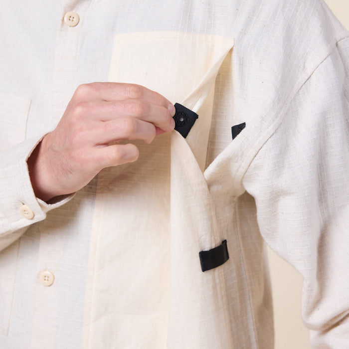 Earth / Studies - MS-109 Research Shirt - Earth White Strata