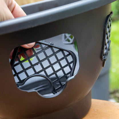 Easy Fill Hanging Basket in Black