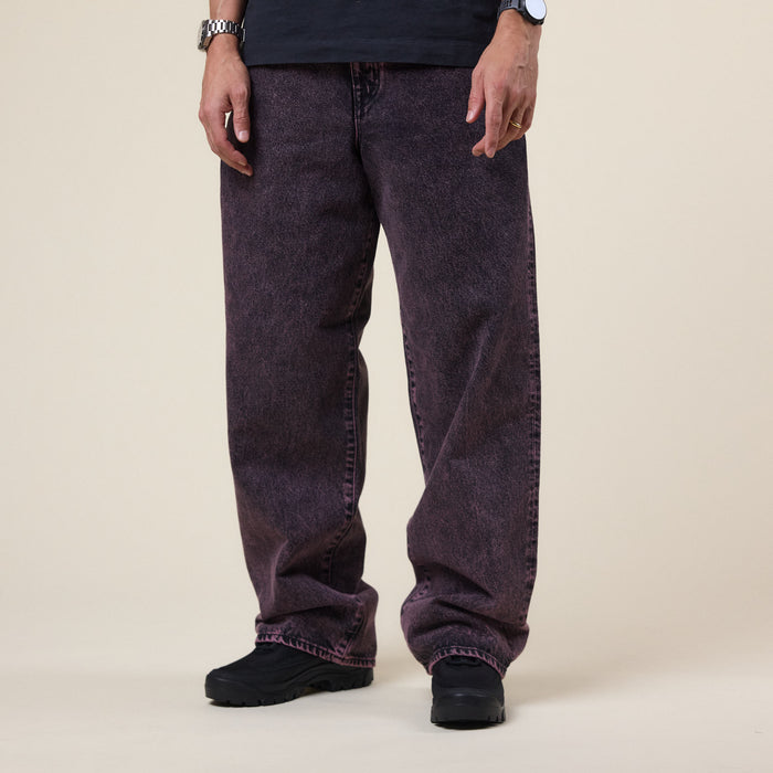 Edwin Jeans - Made in Japan Wide Pant - Black Pink Overdye
