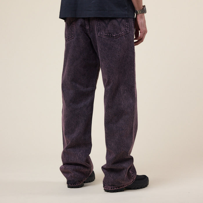 Edwin Jeans - Made in Japan Wide Pant - Black Pink Overdye