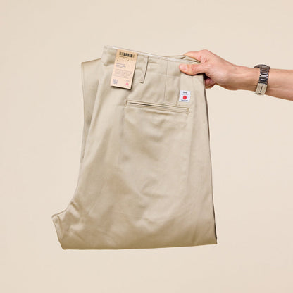 Edwin Jeans - Wide Chino Trousers - Khaki