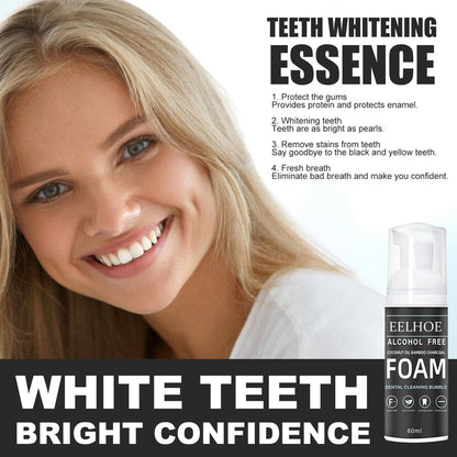 EELHOE Coconut Oil Bamboo Charcoal Mousse Foaming Toothpaste EELHOE COSMETICS
