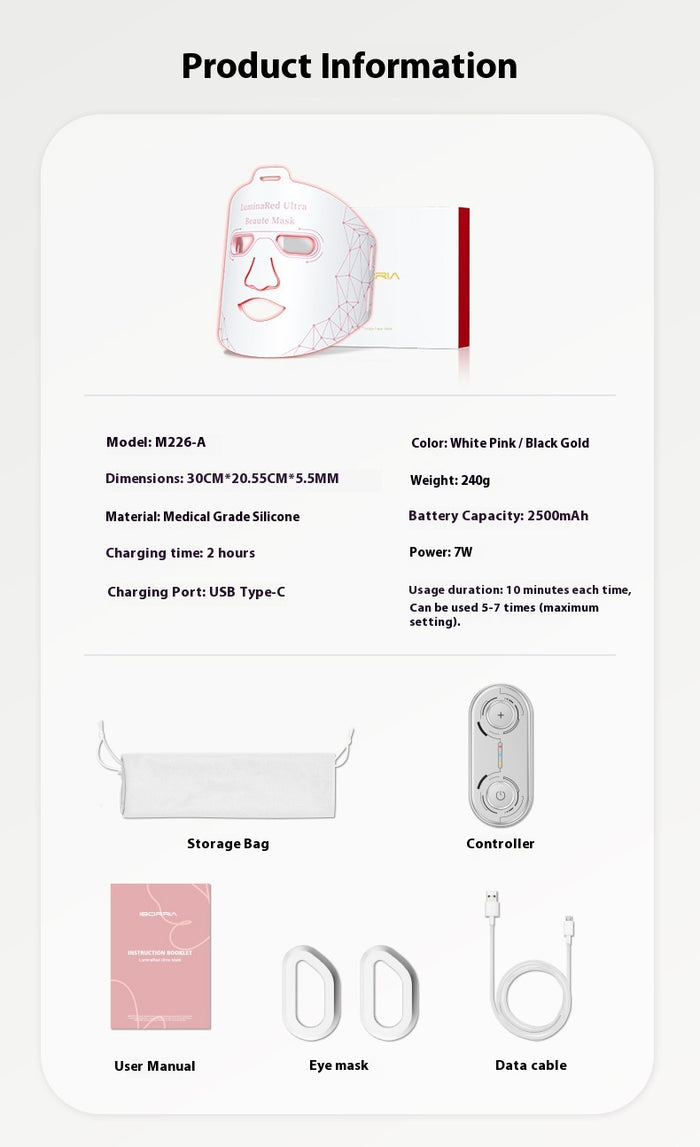 EELHOE LED Red Light Therapy Mask EELHOE COSMETICS