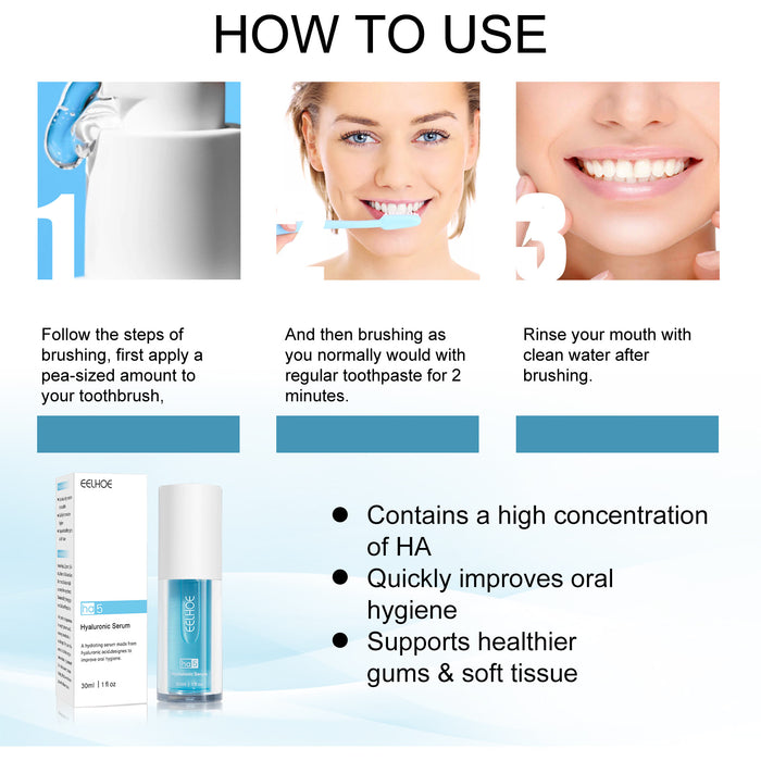EELHOE Oral Cleaning Gum Care Hyaluronic Acid Toothpaste EELHOE COSMETICS