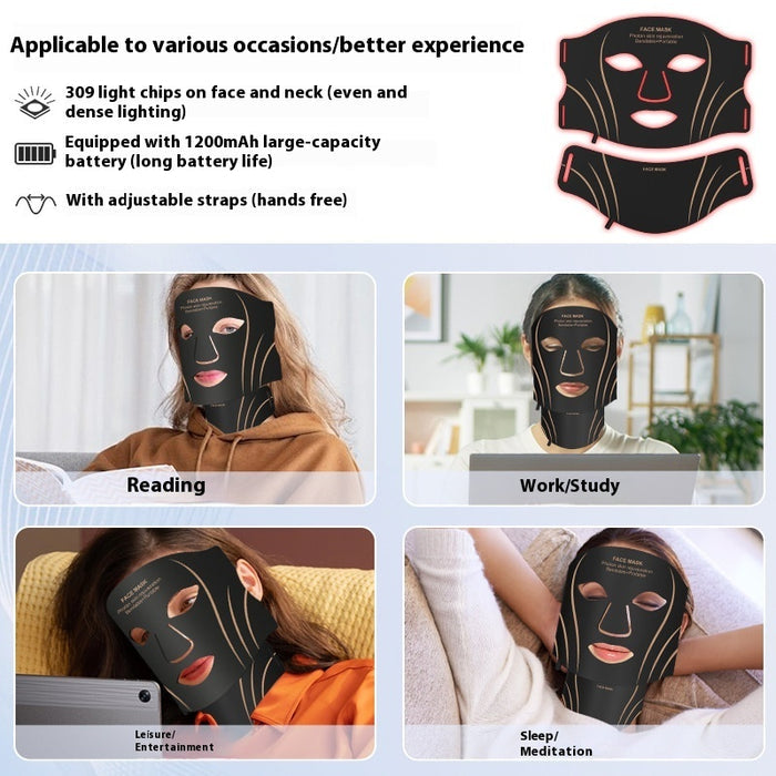 EELHOE Red Light LED Beauty Mask – Face & Neck EELHOE COSMETICS