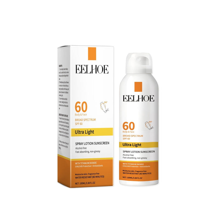 EELHOE Sunscreen Spray For Body +60 SPF - Sunscreen High Spf Atomizing EELHOE COSMETICS