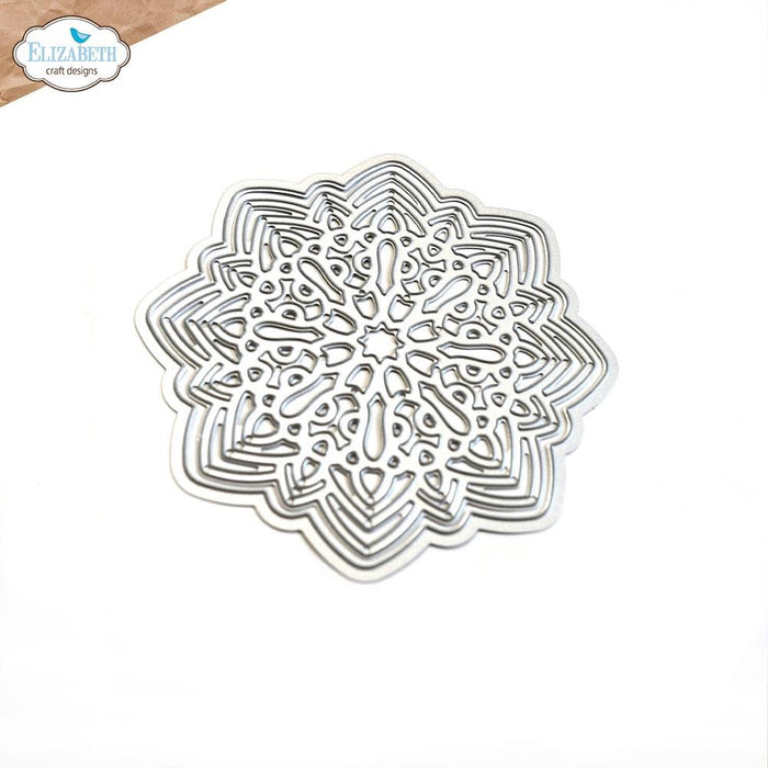 Elizabeth Craft - Metal Die - Ice Doily. Elizabeth Craft dies will give an added touch to any paper project and are compatible with most die-cutting machines. Largest Die Size: 4" x 4" (10.2 x 10.2 cm) - 2 Dies. Available at Embellish Away located in Bowmanville Ontario Canada.