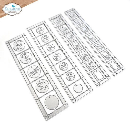 Elizabeth Craft - Metal Die - Postage Strips. Elizabeth Craft dies will give an added touch to any paper project and are compatible with most die-cutting machines. Largest Die Size: 2.2" x 8.9" (5.5 x 22.5 cm) - 30 Dies. Available at Embellish Away located in Bowmanville Ontario Canada.