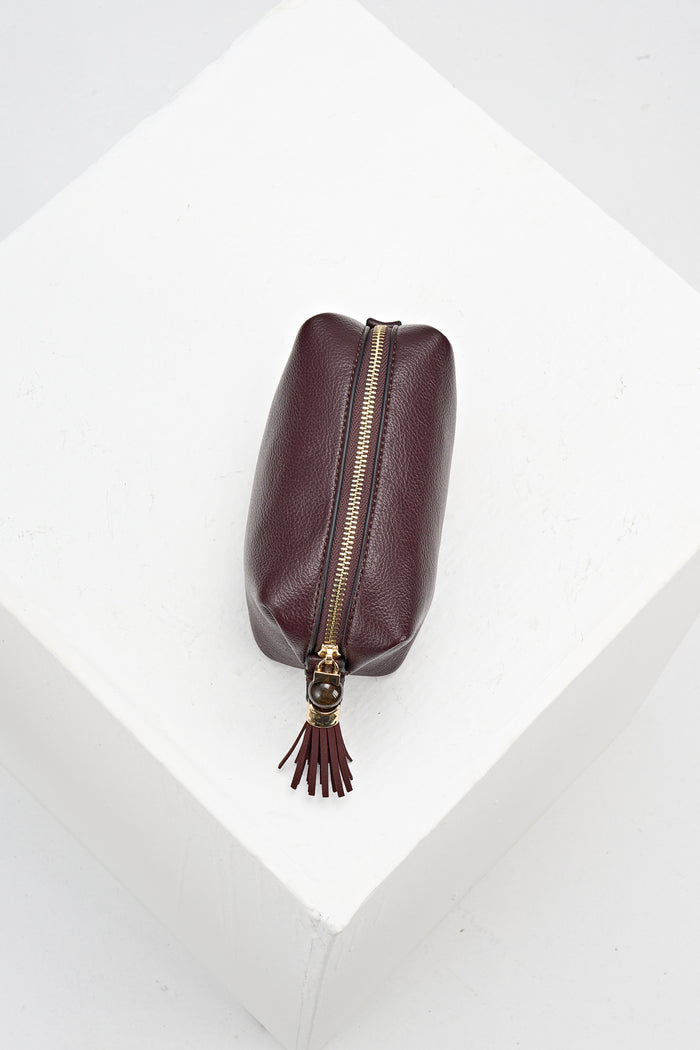 Elletra Black Cherry Mini Wash Bag