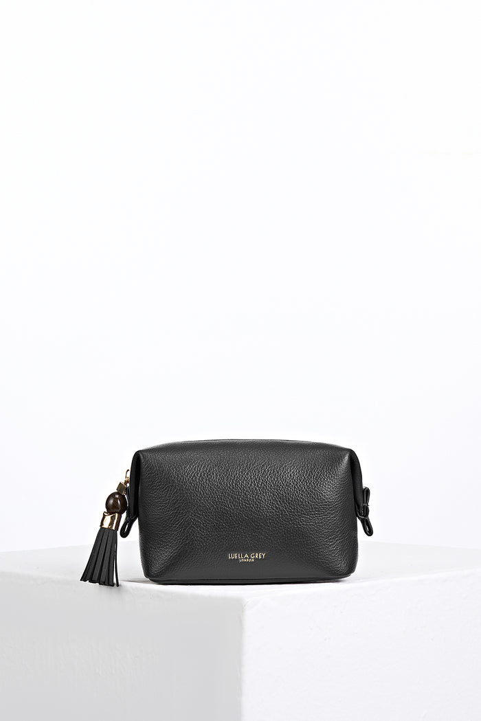 Elletra Black Mini Wash Bag