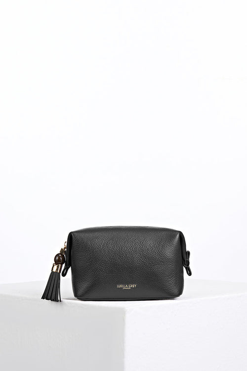 Elletra Black Mini Wash Bag