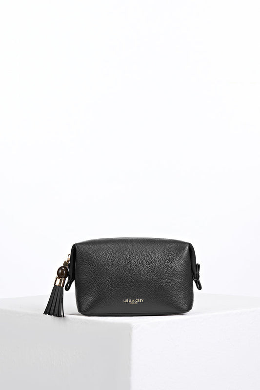 Elletra Black Mini Wash Bag
