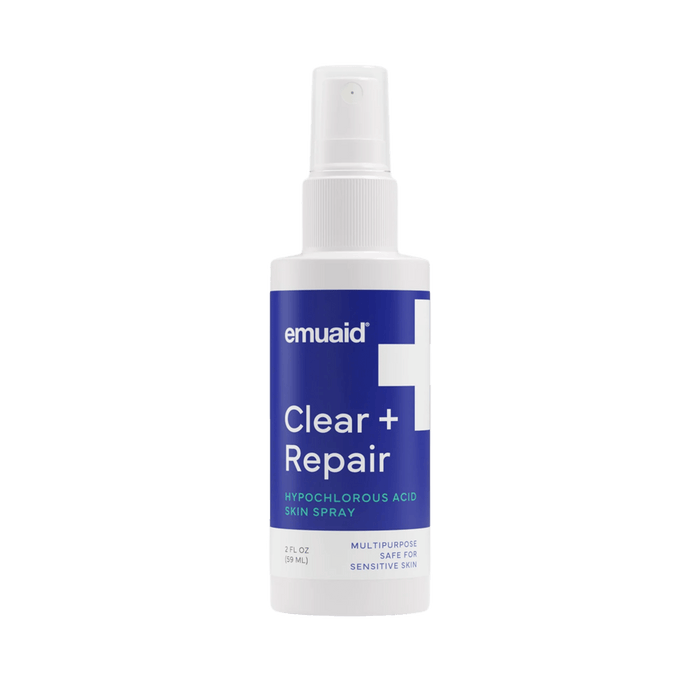 emuaid clear repair hypochlorous acid skin spray
