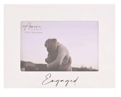 'Engaged' Decorative White Photo Frame Accessories