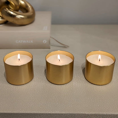 Epiphany Set of 3 Mini Gold Candles Accessories