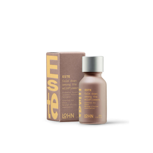 Lohn-ESTE Essential Oil Diffuser Blend - Lavender & Patchouli-Home-LOHN_ESTE_OIL_Box_Bottle-The Detox Market |