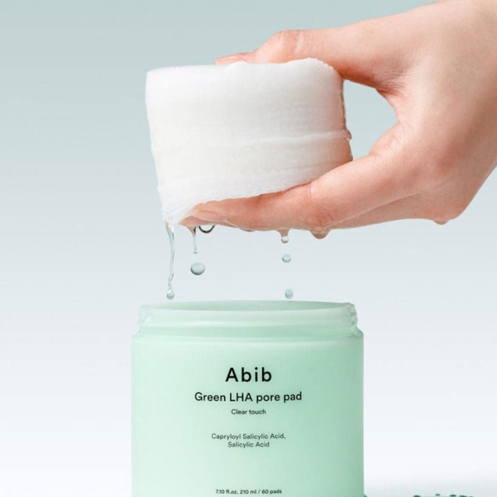 Abib Green LHA Pore Pad Clear Touch (60 Pads). أبيب جرين LHA وسادة المسام لمسة واضحة - Princess Cosmetics Qatar