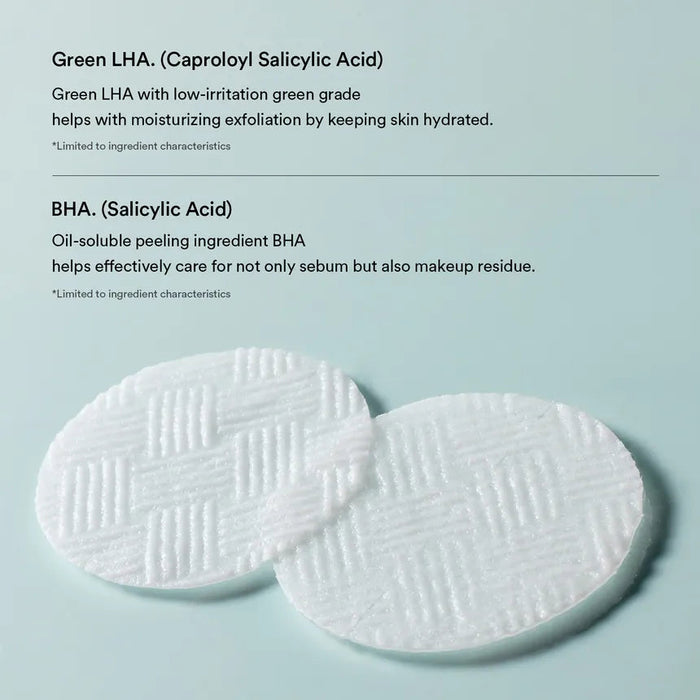 (EXPIRY: 06/2027) Abib Green LHA Pore Pad Clear Touch (60 Pads) أبيب جرين LHA وسادة المسام لمسة واضحة
