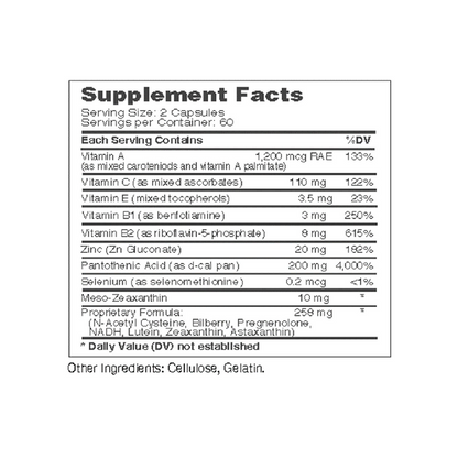 Eye Defense (Formerly Mesozeaxanthin) by Zorex
