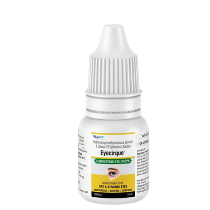 Eyecirque Preservative Free Lubricating Eye Drops for Instant Relief From Tired & Dry Eyes - TWIN Pack