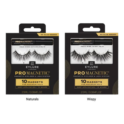 Eylure London Pro Magnetic Eyeliner & Lash System Faux Mink 10 Magnets 0.084oz/ 2.5ml - ikatehouse