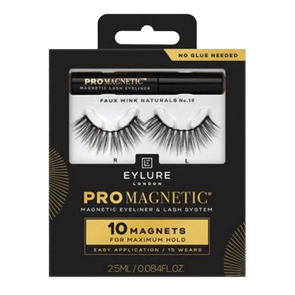 Eylure London Pro Magnetic Eyeliner & Lash System Faux Mink 10 Magnets 0.084oz/ 2.5ml - ikatehouse