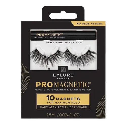 Eylure London Pro Magnetic Eyeliner & Lash System Faux Mink 10 Magnets 0.084oz/ 2.5ml - ikatehouse