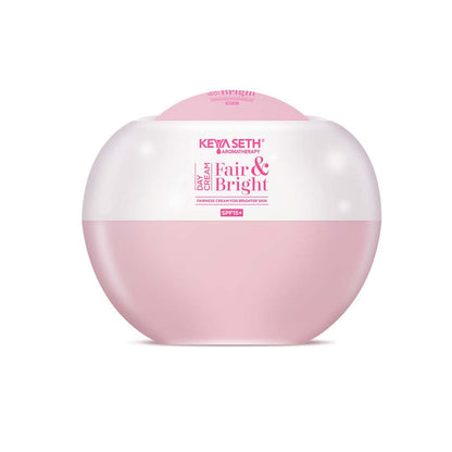 Fair & Bright Day Cream SPF 15+, Skin Brightening & Whitening, with Vitamin C, B3 & B6 Moisturizer with Lavender & Geranium Essential Oil - Keya Seth Aromatherapy