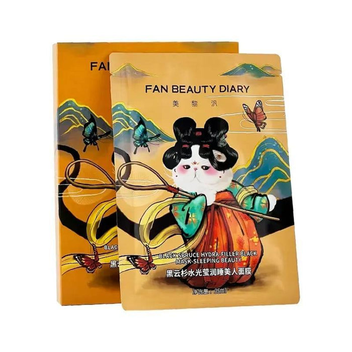 Fan Beauty Black Spruce Hydra-Filler Black Mask - Sleeping Beauty