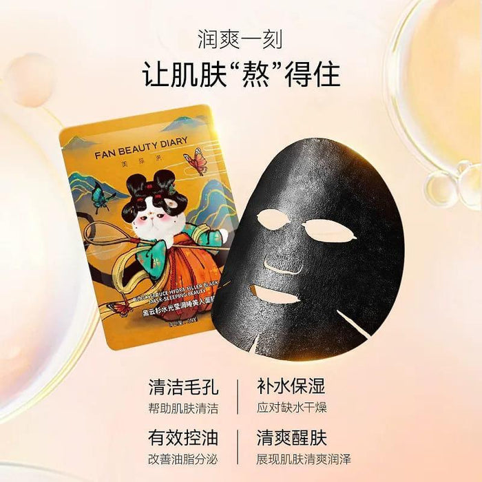 Fan Beauty Black Spruce Hydra-Filler Black Mask - Sleeping Beauty