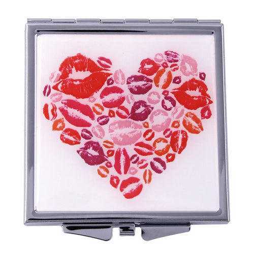 Fancy Metal Goods Heart Of Hearts Mirror Compact